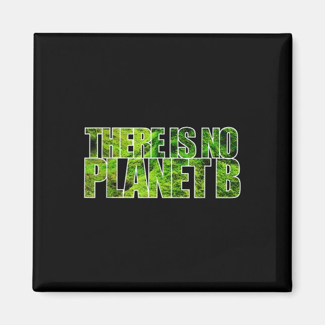 There Is No Planet B T Shirt Climate Protection Magnet (Front)