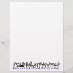 There is no such thing as too many donkeys!