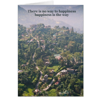 There is no way to happiness