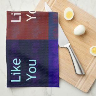 There Is None Like You: Mosaic Grid Kitchen Wear Tea Towel