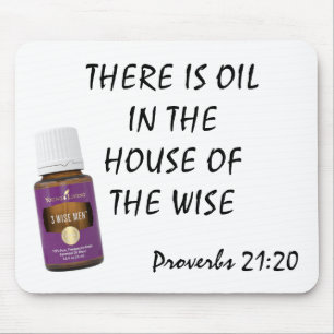 There is Oil in the House of the Wise Mouse Mat
