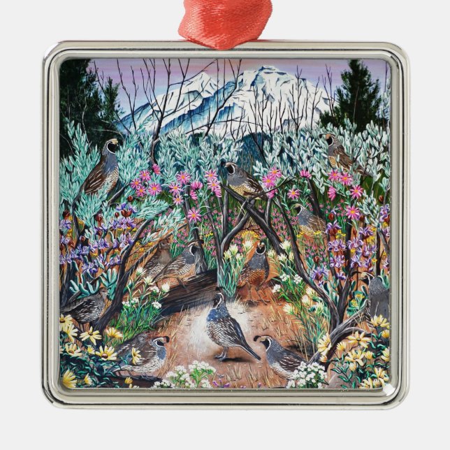 There is One in Every Crowd Metal Tree Decoration (Front)