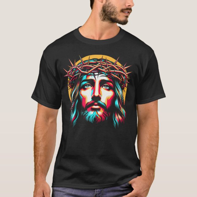 There Is Power In The Name Of Jesus Christian T-Shirt (Front)