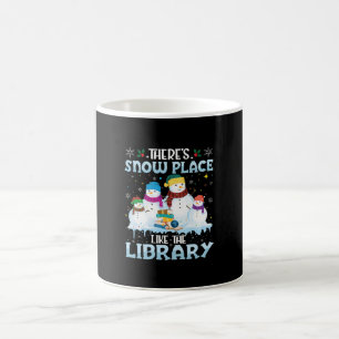 There is Snow Place Like The Library Christmas Coffee Mug