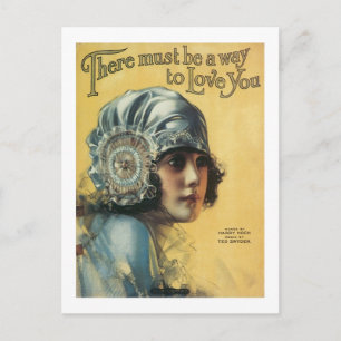 There Must Be A Way To Love You Vintage Songbook C Postcard