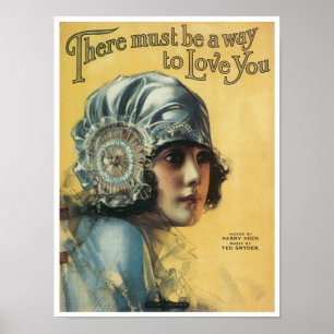 There Must Be A Way To Love You Vintage Songbook C Poster