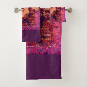 There never was a woman like her! bath towel set