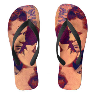 There never was a woman like her! flip flops