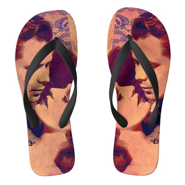 There never was a woman like her! flip flops (Footbed)
