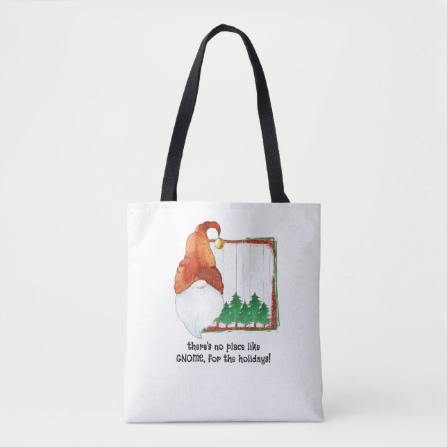 There’s no place like GNOME, for the holidays. Tote Bag (Front)