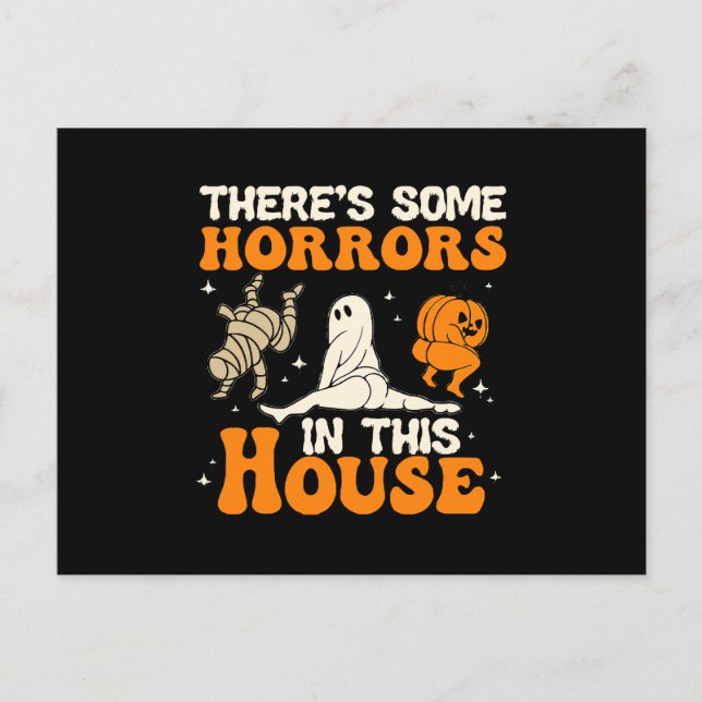 There Some Horrors In This House Funny Humour Hall Postcard (Front)