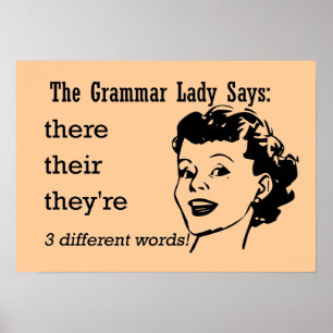 There, Their, They're Poster