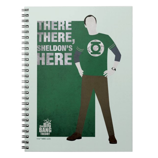 There There, Sheldon's Here Notebook (Front)