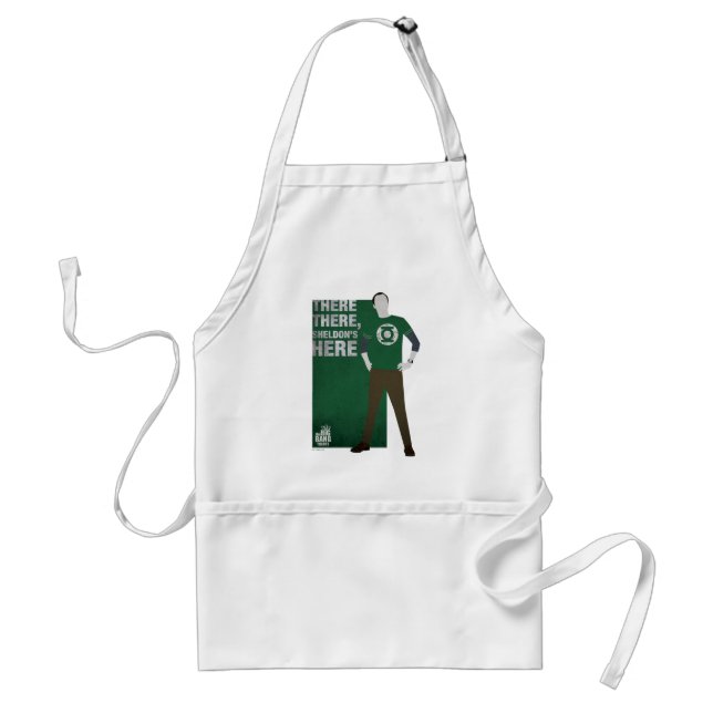 There There, Sheldon's Here Standard Apron (Front)