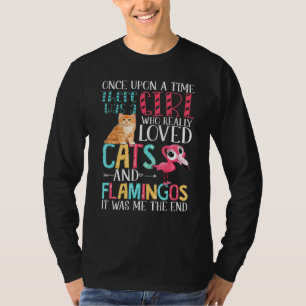 There Was A Girl Who Really Loved Cats And Flaming T-Shirt