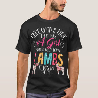 There Was A Girl Who Really Loved Lambs Sheep T-Shirt
