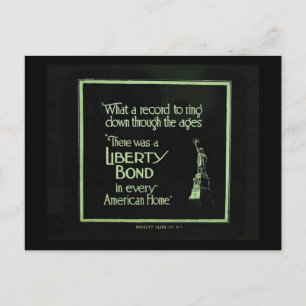 There Was a Liberty Bond in Every American Home Postcard