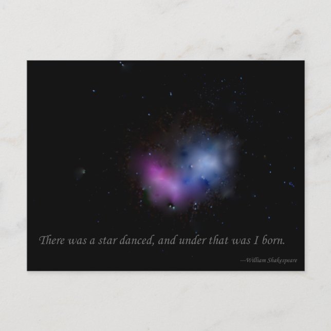 There was a star danced postcard (Front)