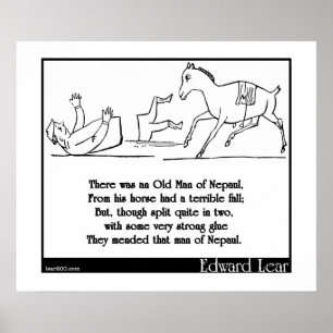 There was an Old Man of Nepaul Poster