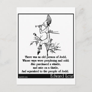 There was an old person of Jodd Postcard
