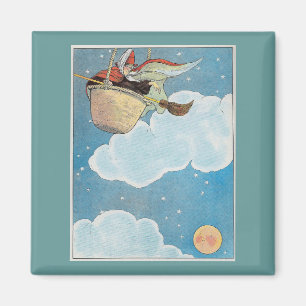 There was an old woman tossed in a basket, Rhyme Magnet