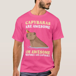 Therefore I Am Capybara T-Shirt
