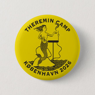 Therelympic Mermaid Medal 6 Cm Round Badge