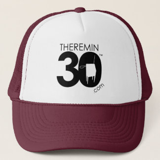 Theremin 30 logo (black) trucker hat