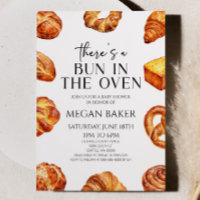 There's A Bun In The Oven Bread Baby Shower