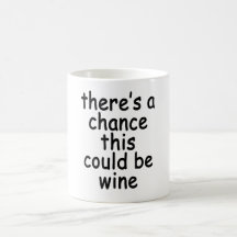 There's A Chance This Could Be Wine Coffee Mug.png
