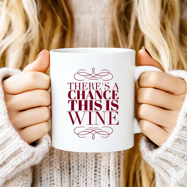 There's a Chance This Is Wine Coffee Mug (Creator Uploaded)