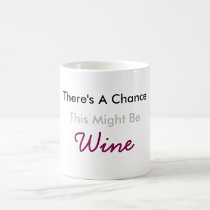 There's a Chance This Might Be Wine Coffee Mug