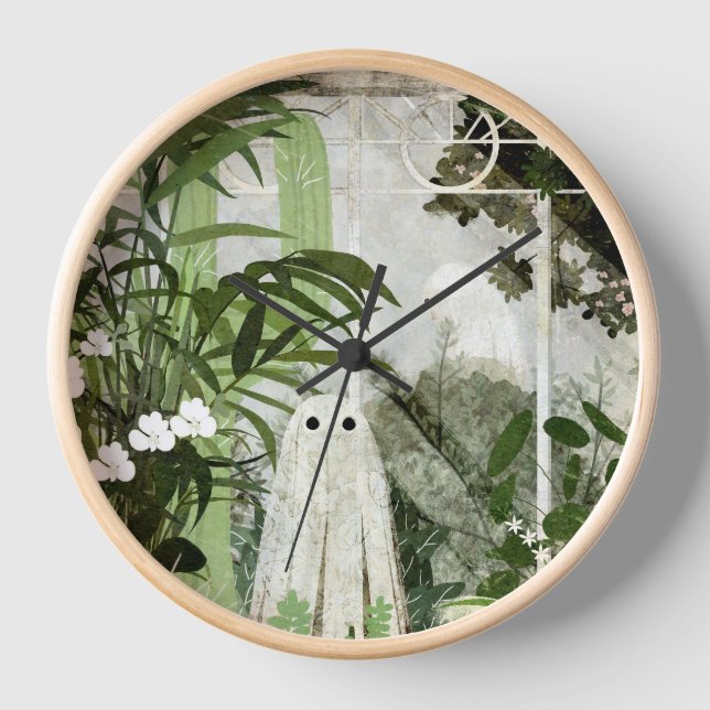 There's A Ghost In The Greenhouse Again... Clock (Front)