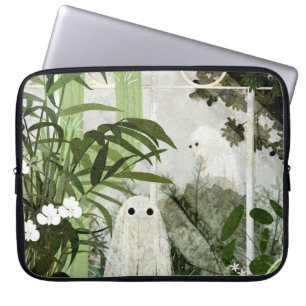 There's A Ghost In The Greenhouse Again... Laptop Sleeve