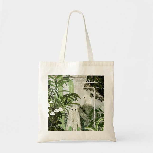 There's A Ghost In The Greenhouse Again... Tote Bag (Front)