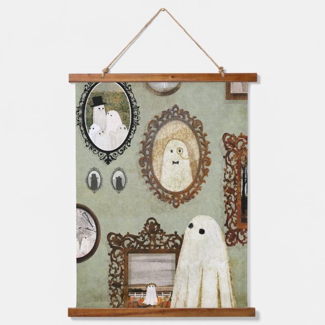 There's A Ghost In The Portrait Gallery Hanging Tapestry (Front)