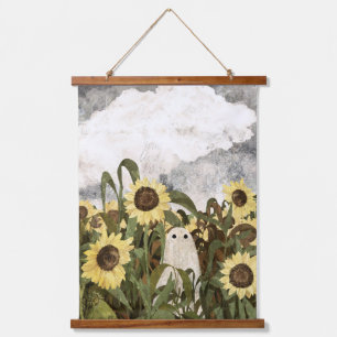 There's a ghost in the sunflower field again... hanging tapestry