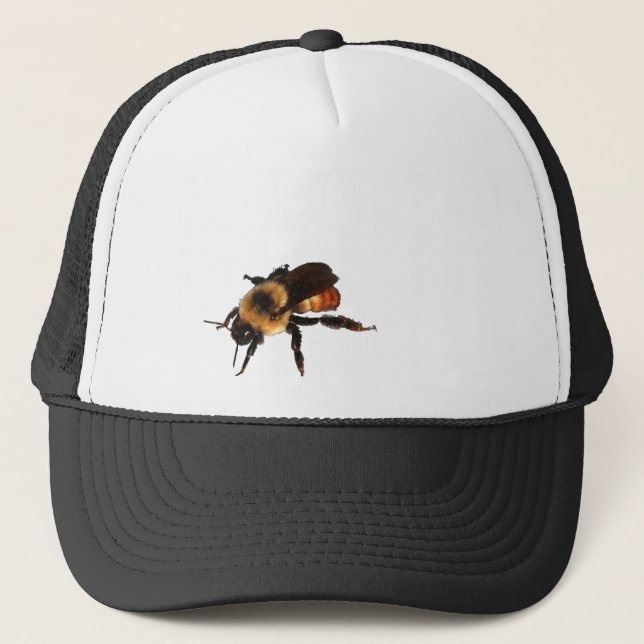 There's A Honey Bee On Your Hat! Trucker Hat (Front)
