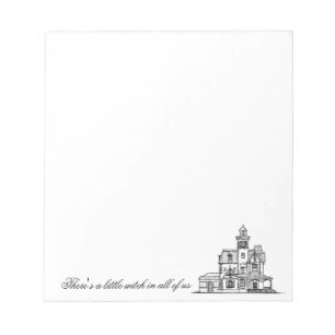 "There's a little witch in all of us"  Notepad