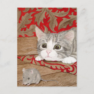 There's a mouse in the house! postcard
