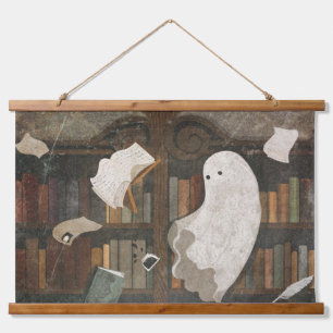 There's A Poltergeist In The Library Hanging Tapestry