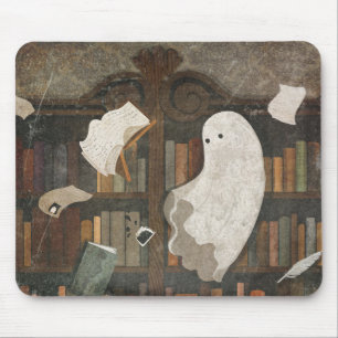 There's A Poltergeist In The Library Mouse Mat