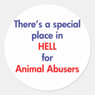 There's A Special Place In Hell Classic Round Sticker