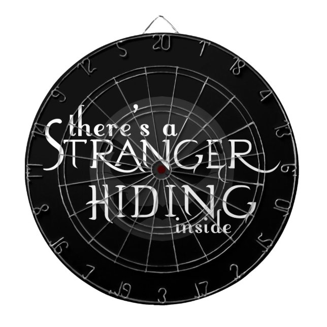 There's A Stranger Dartboard (Front)