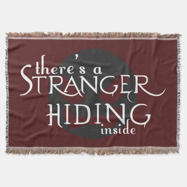 There's A Stranger Throw Blanket (Front)