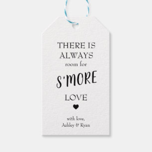 There's always room for S'mores Gift favour Gift Tags