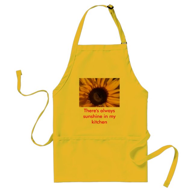 There's always sunshine in my kitchen standard apron (Front)