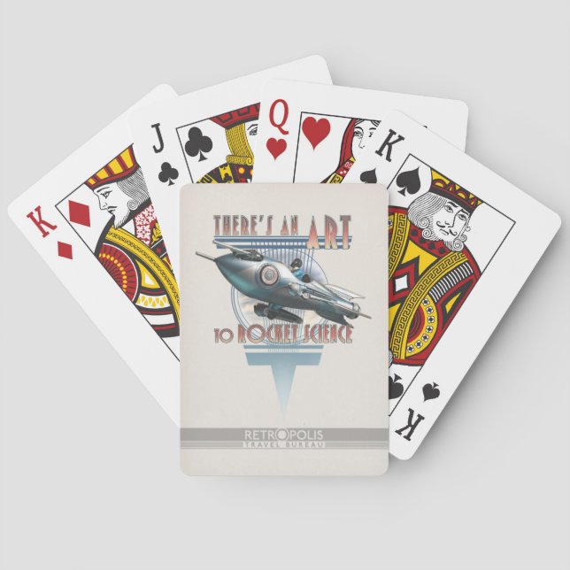 There's an Art to Rocket Science Playing Cards (Back)