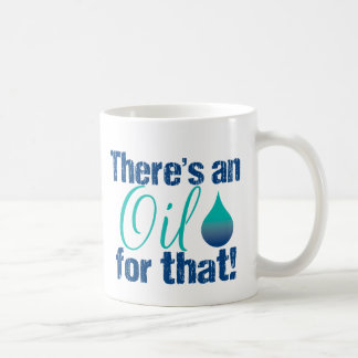 There's an oil for that blue teal coffee mug