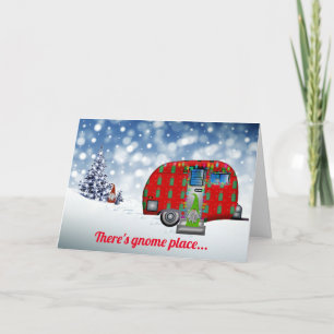 There's gnome place...like home holiday card
